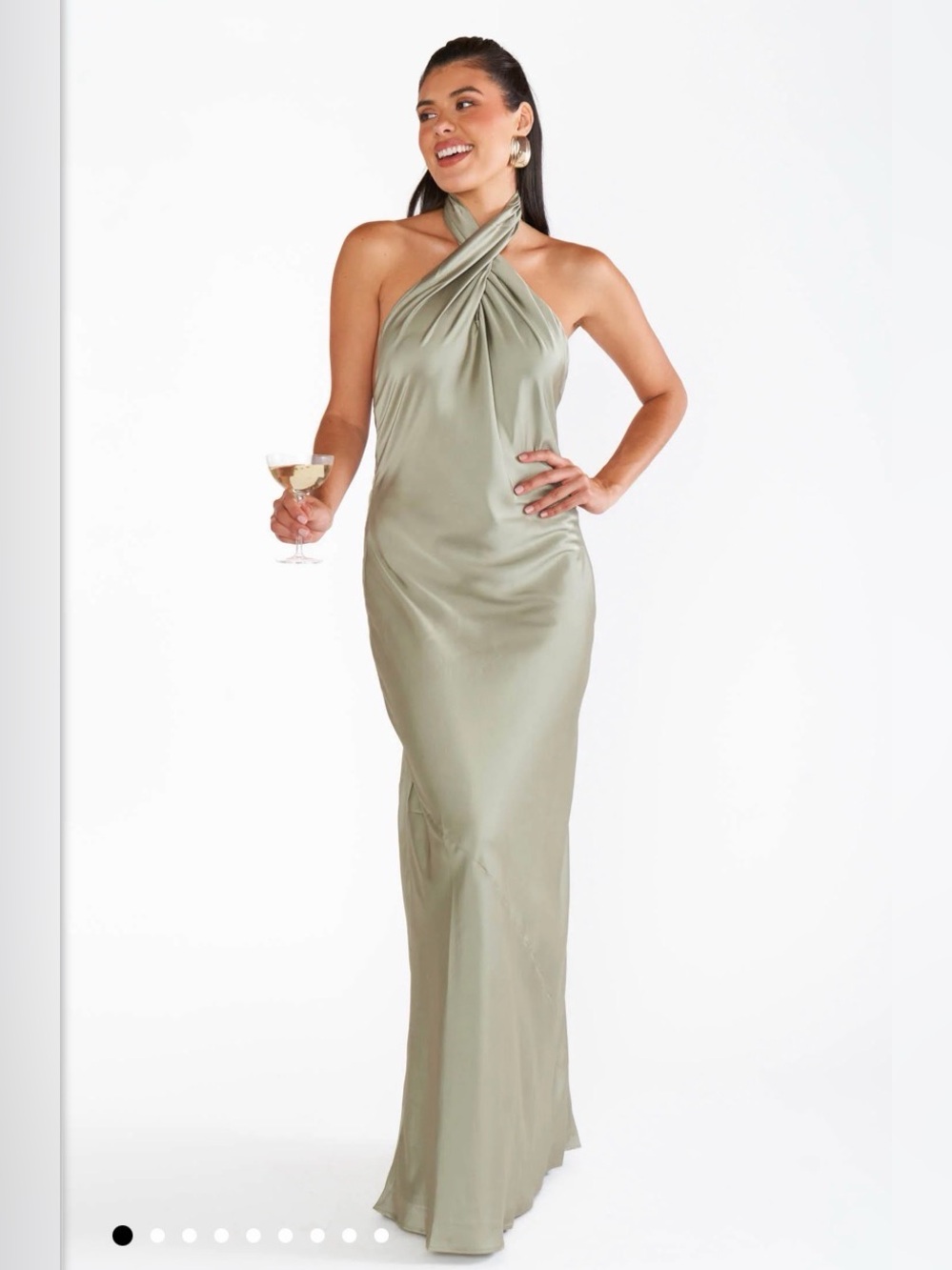 Show Me Your MuMu Jasmine Halter Maxi Dress